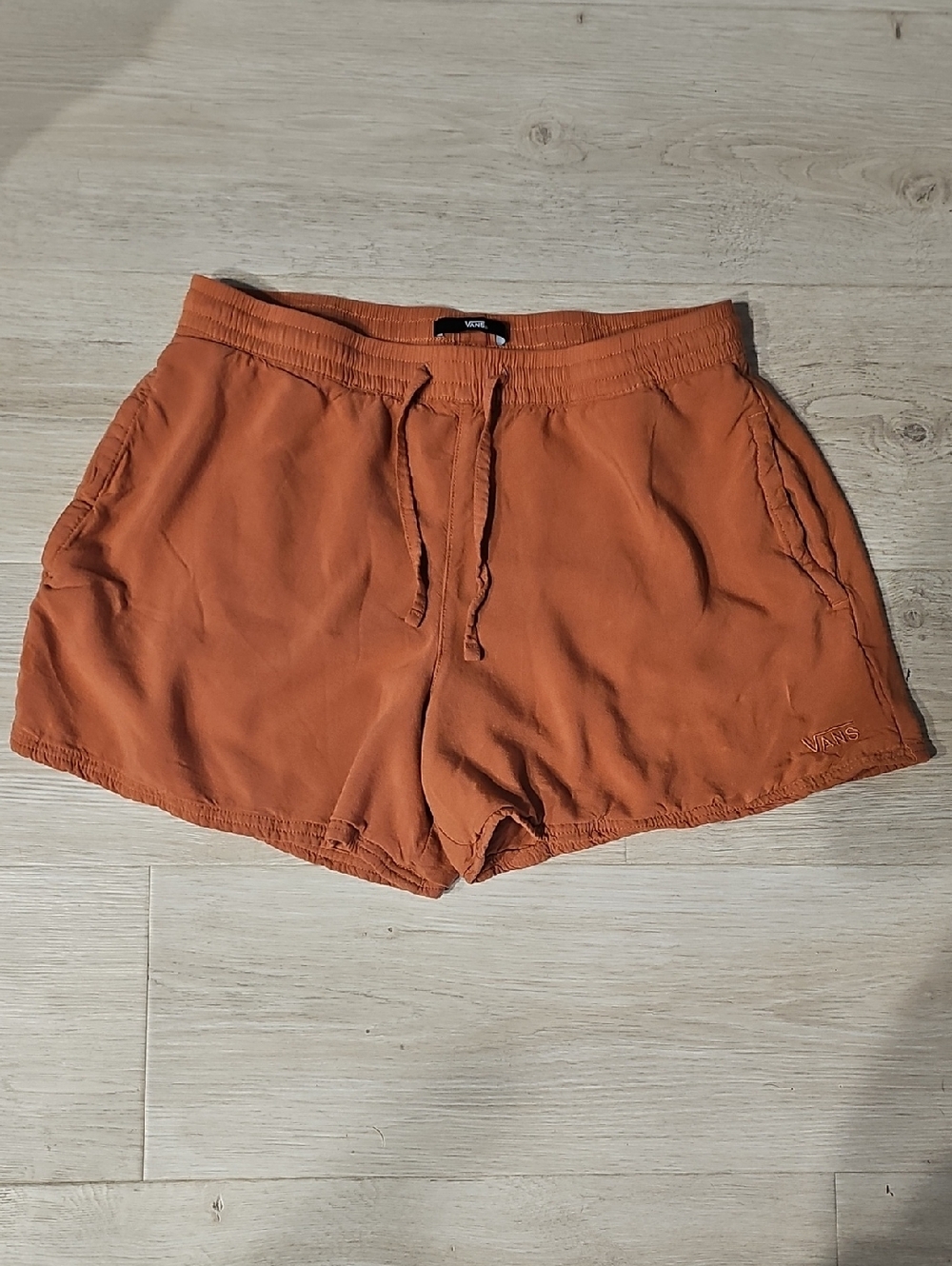 Vans Rust Orange Drawstring Lounge Shorts